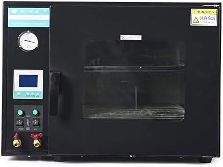hnzxib laboratory vacuum drying oven 194 cu ft 304 stainless steel 392f max temp 142 psi vacuum for heat sensitive materials biochemistry pharmaceutical research 110v