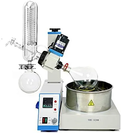 hnzxib rotavapor 1l lab rotary evaporator automatic lifting with water bath laboratory equipment for chemistry pharma and cosmetics